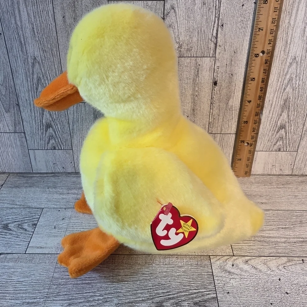 Ty Quackers Yellow Plush Duck Toy